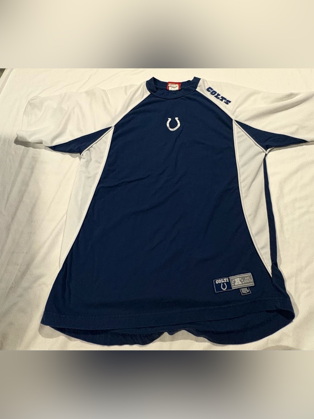 NFL Men’s Colts Navy and White Team Jersey
